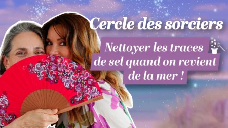 Nettoyer les traces de sel quand on revient de la mer