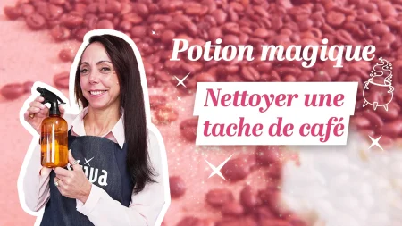 Nettoyer naturellement une tache de café